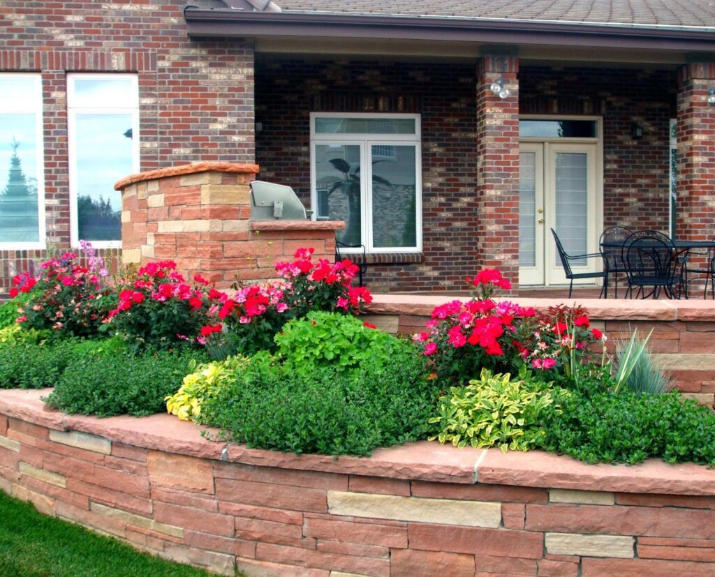 Retaining wall by Thunderbird Design in Denver, CO