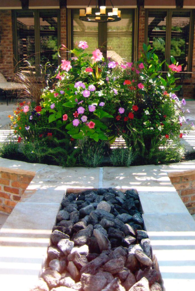 Landscape planting design with seasonal color by Thunderbird Design in Denver, CO