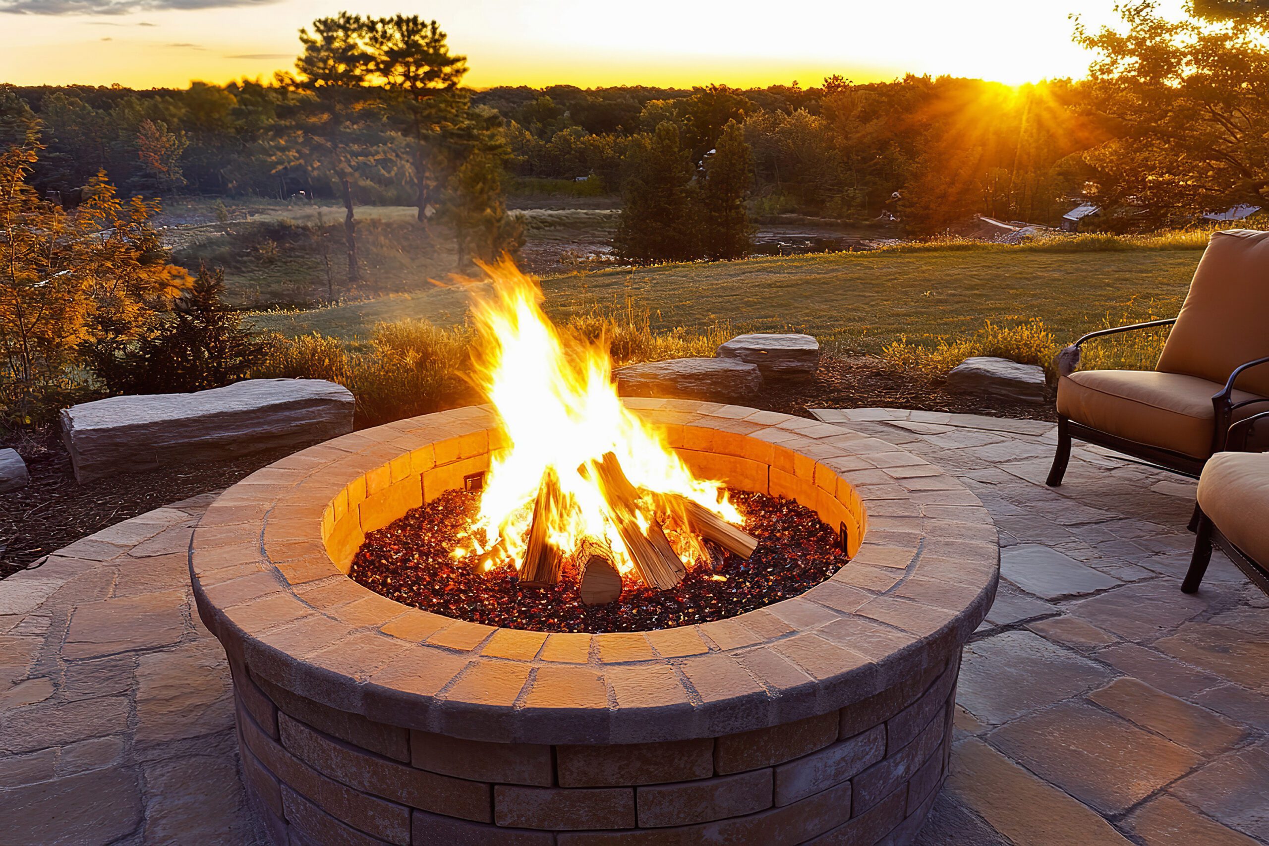 Fire Pit Installation in Denver