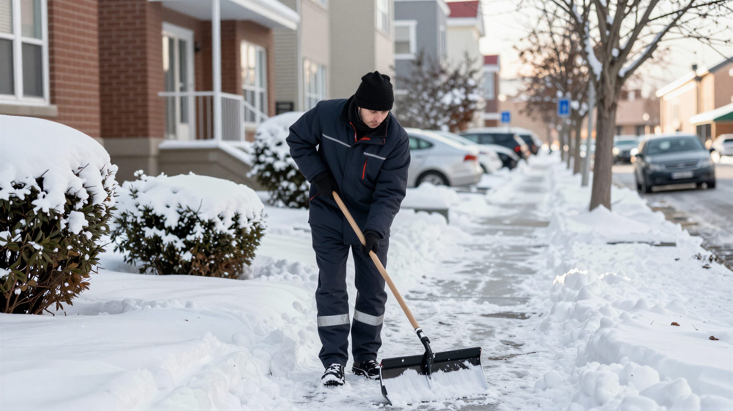 Late-Season Commercial Snow Removal in Denver